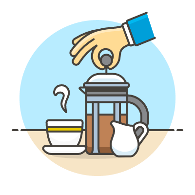 Imagen de Café en taza con leche