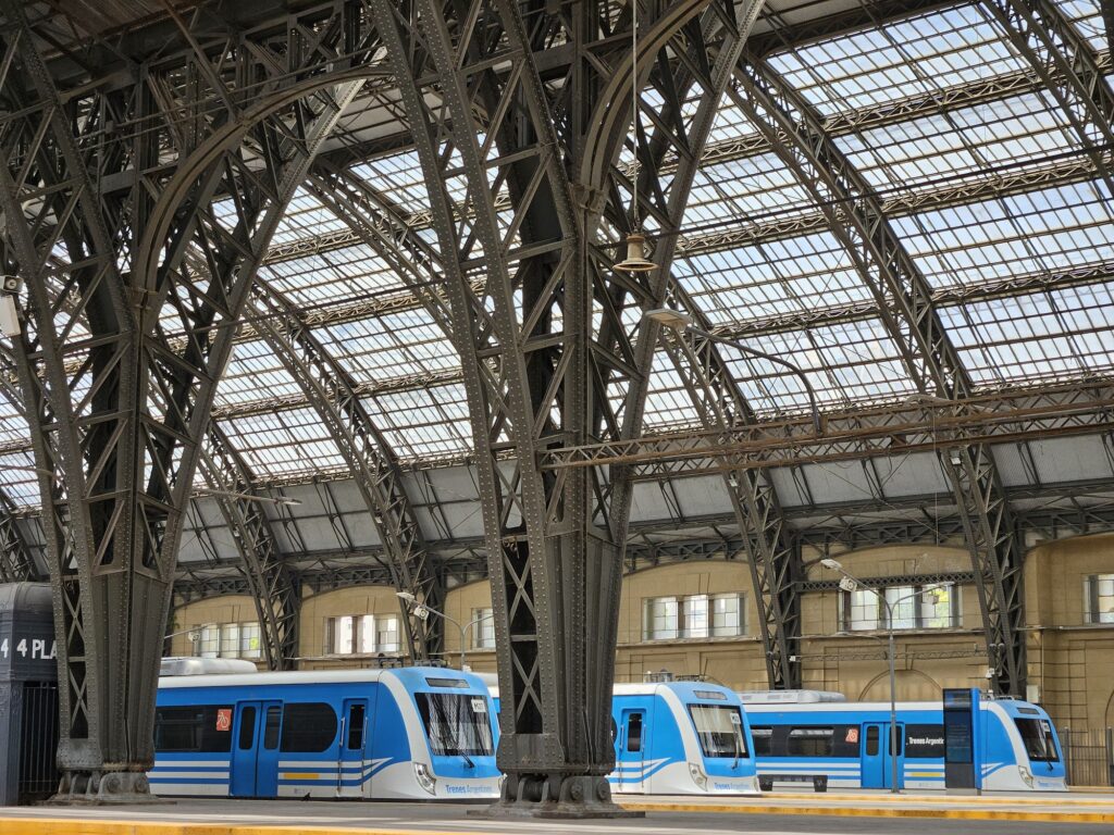 Estación Retiro con Trenes
